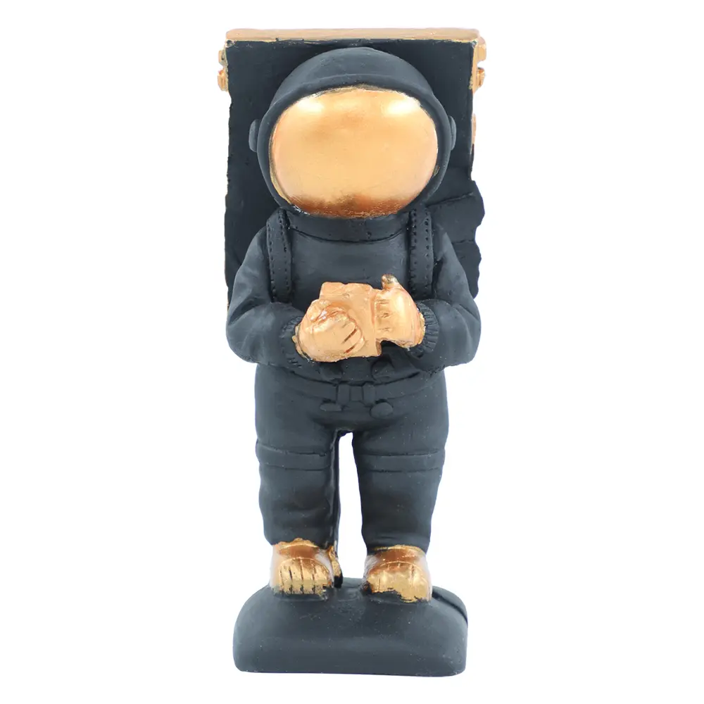 TAŞ TOZU TELEFON TUTUCU ASTRONOT-SİYAH-1