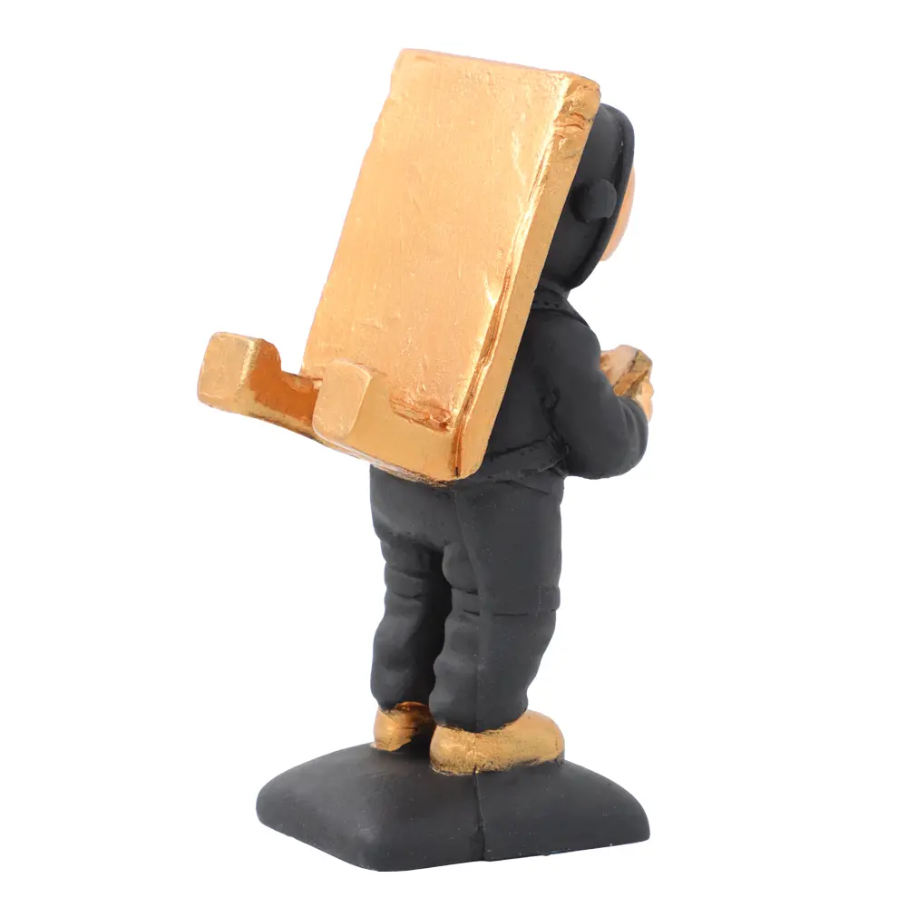 TAŞ TOZU TELEFON TUTUCU ASTRONOT-SİYAH-3