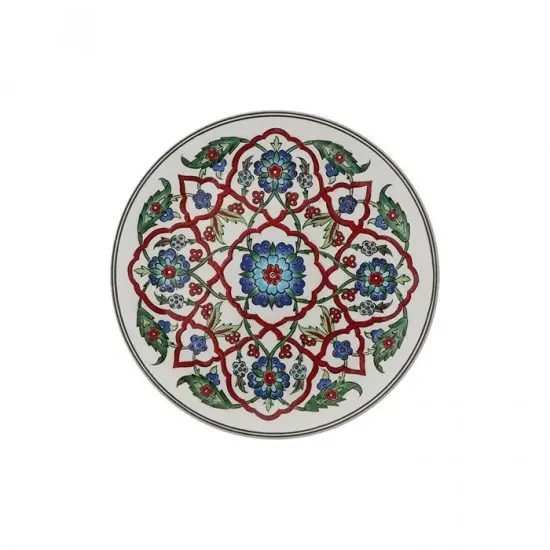 ÇİNİ TABAK - ÇİFT TİRİL 4 DİLİMLİ-STANDART-1